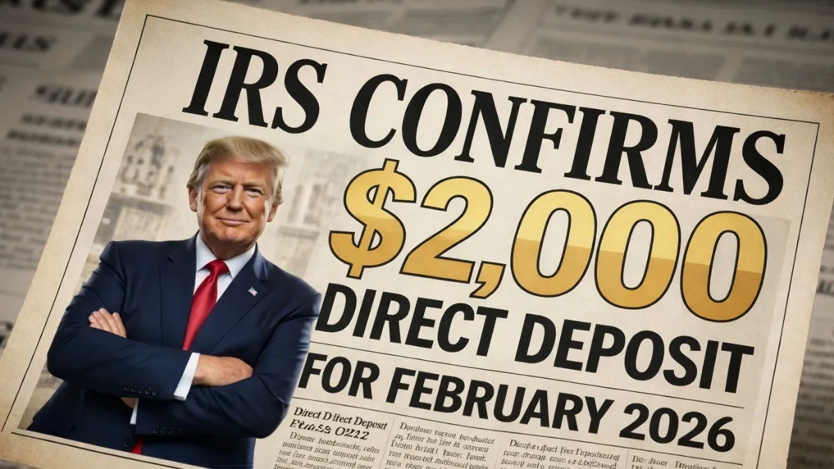 $2,000 IRS in February 2026: Are You on the Payment List This Month