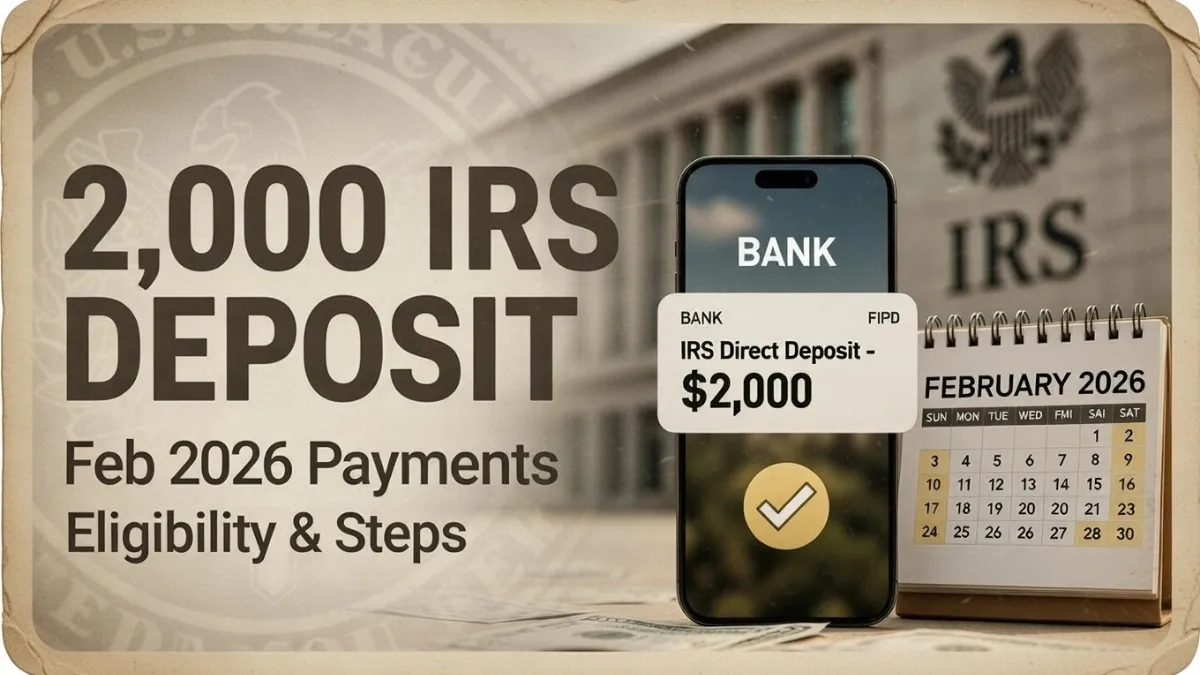$2,000 IRS Direct Deposit in February 2026? Here’s the Truth About Eligibility and Payment Dates