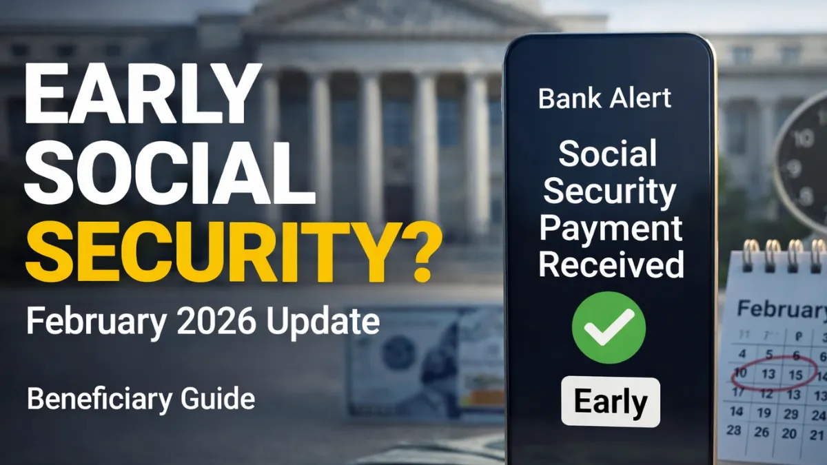 Social Security February 2026 Update: Early Payment and What Beneficiaries Must Know