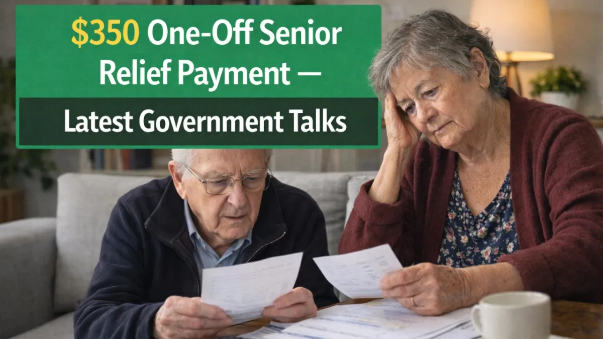 $350 One‑Off Senior Relief Payment in 2026: Who Qualifies, How It’s Being Discussed, and What You Need to Know Now